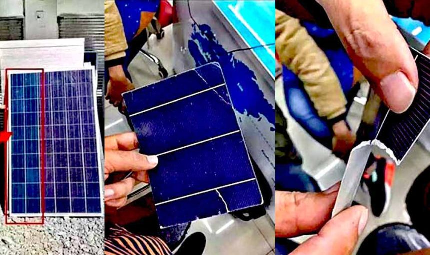 Fake Solar Panels and Dummies