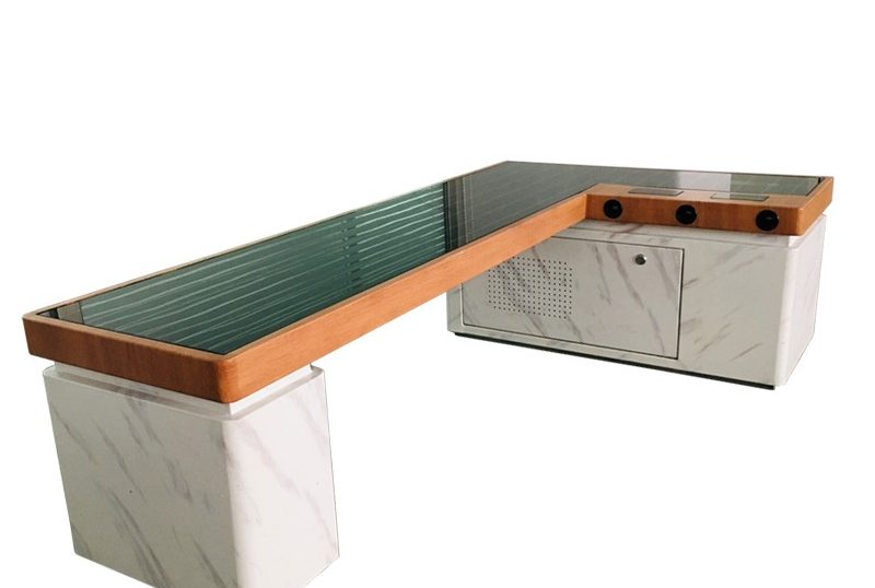 Modern Design Smart Solar Power Phone Charging Furniture