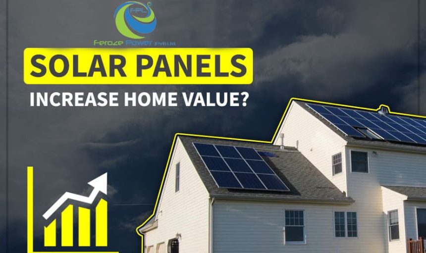 Solar panels increase home value