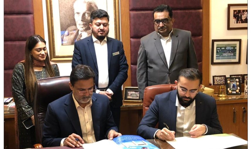 MOU Signing Ceremony between Feroze Power & Moin khan Academy