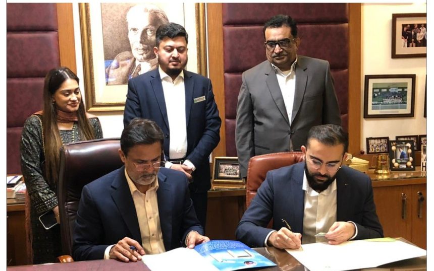 MOU Signing Ceremony between Feroze Power & Moin khan Academy