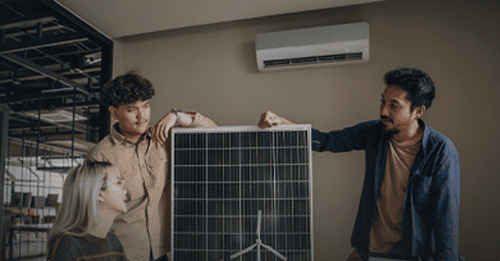 Is it possible to run an AC on solar power?