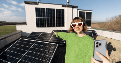 What is the capacity of the rooftop solar panel?